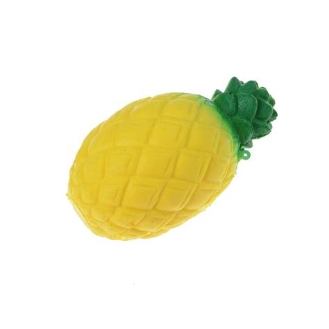 new 13cm squishy pineapple kawaii super slow rising squeeze stretch fruit soft scented bread