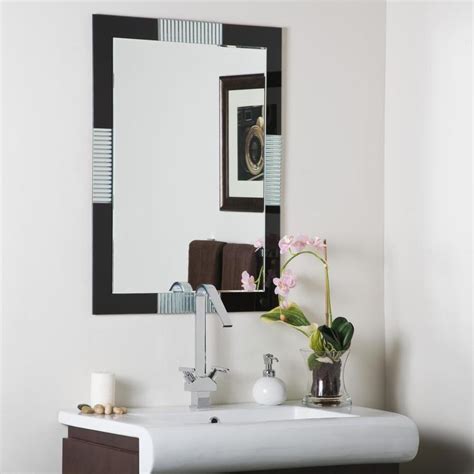 Decor Wonderland 236 In Rectangular Frameless Bathroom Mirror At