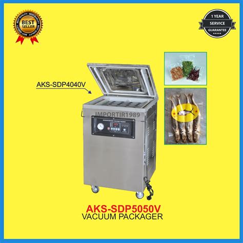 Jual Mesin Vacum Pengemas Segel Plastik Vacuum Packaging Machine 750w