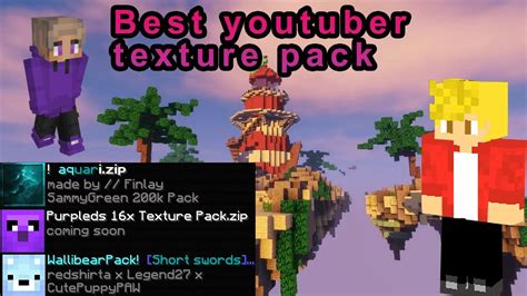 The Best Youtuber Texture Pack In Minecraft Purpled Wallibear And