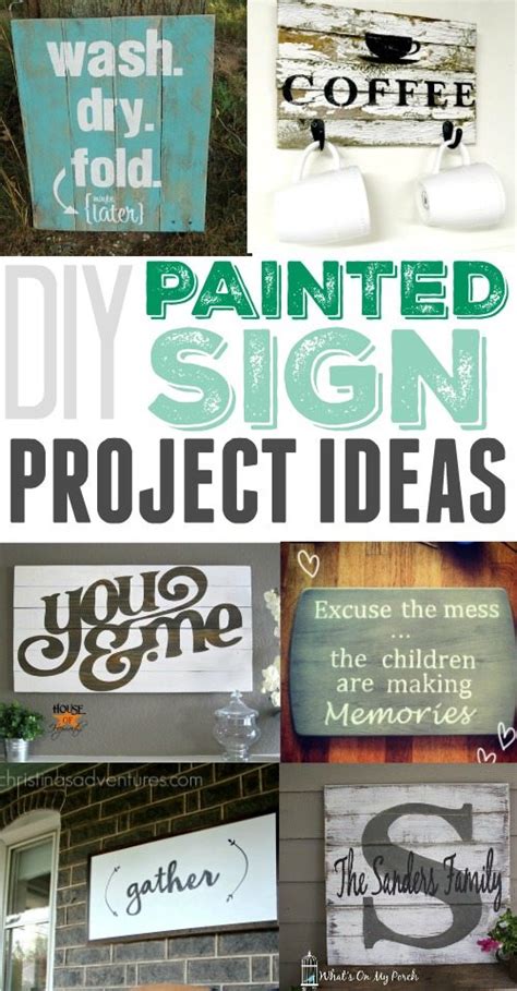 Diy Painted Sign Project Ideas The Creek Line House