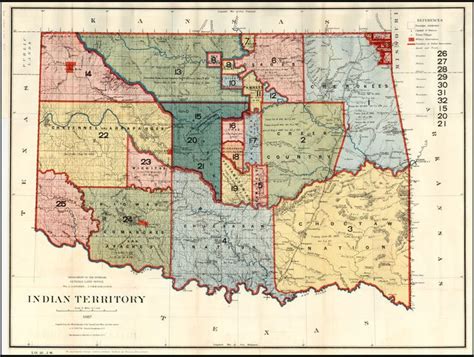 Where The Indian Nations Were In Indian Territory Before Becoming The