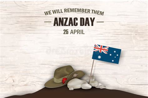 Anzac Day Poppies Memorial Anniversary Holiday Lest We Forget Anzac
