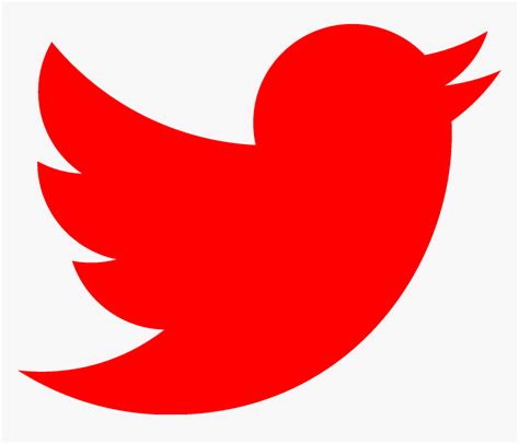 Red Twitter Icon Free Social Icons Red Twitter Logo Transparent Hd