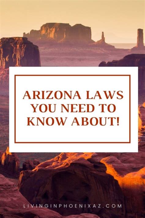 Unique Arizona Laws To Know About Living In Phoenix Az