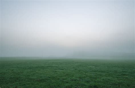 Free Download Hd Wallpaper Grass Field Landscape Fog Sky Mist