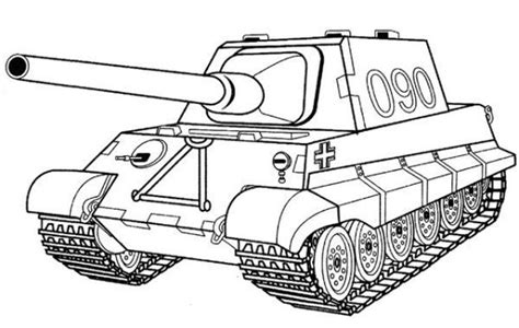 Free printable army coloring pages for kids. Legertank Kleurplaat Tank in 2020 | Kleurplaten, Kleurboek ...
