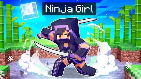 Playing As A Ninja Girl In Minecraft Youtube