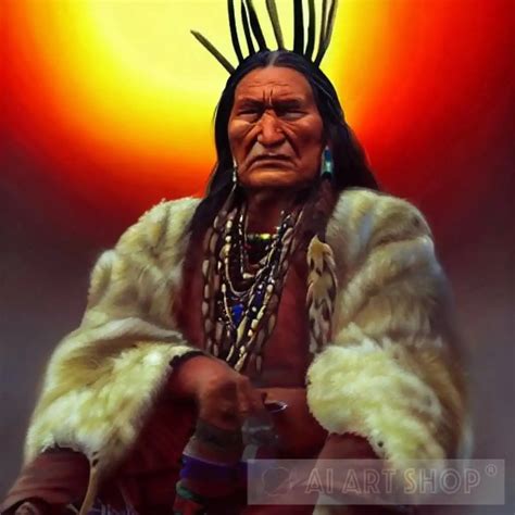 Chief Sitting Bull Ai Art Shop