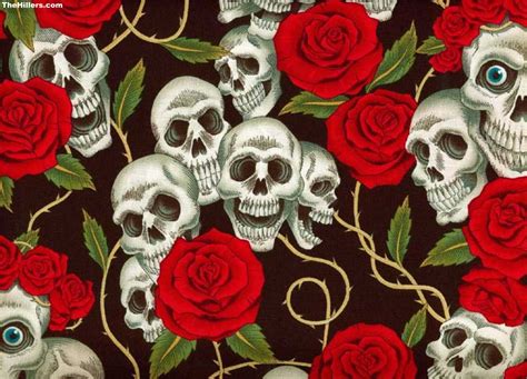 Skull And Roses Wallpapers Top Free Skull And Roses Backgrounds