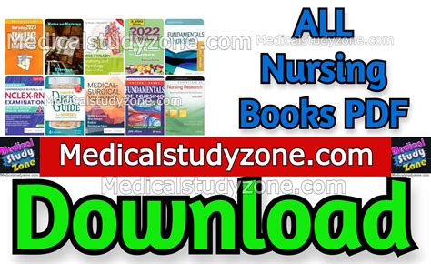 All Nursing Books Pdf 2024 Free Download Medical Study Zone