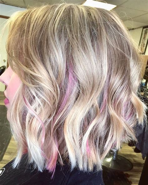 untitled in 2020 with images pink blonde hair hair streaks pink hair highlights