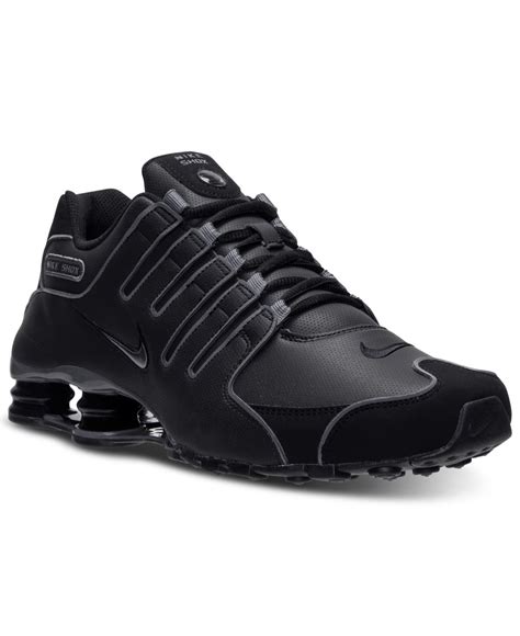 Nike Leather Mens Shox Nz Sl Running Sneakers From Finish Line In