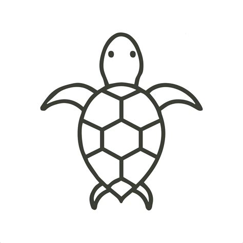 Simple Turtle Cartoon