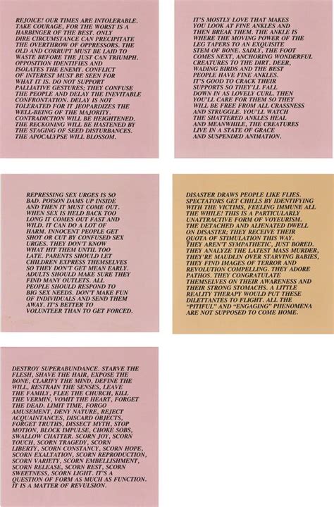 Jenny Holzer Inflammatory Essays 25 Works Circa 1979 82 Artsy