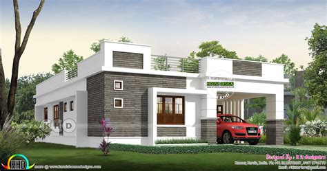 1809 Square Feet Single Floor 2 Bedroom Home Kerala Home Design And