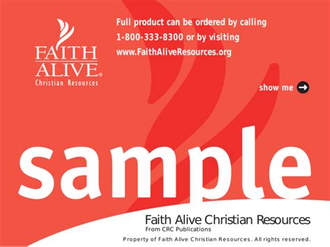 Faith Unfolded Faith Alive Christian Resources