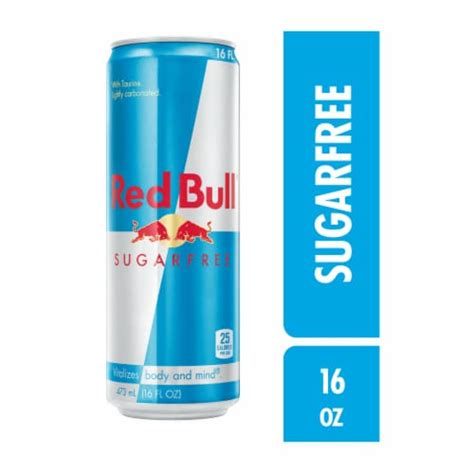 Red Bull Sugar Free Energy Drink Can 16 Fl Oz Smiths Food And Drug