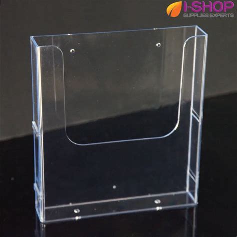 最高 輸入コレクションsource one 4 pocket deluxe 2 tier clear acrylic brochure holder organizer counter