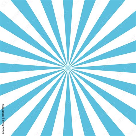 Blue Sun Rays Background Blue White Rays Poster Stock Vector Adobe Stock