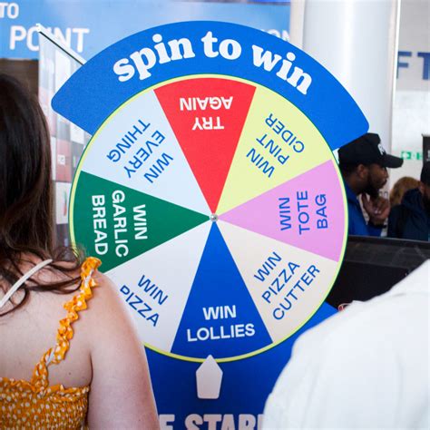 Spin To Win Promotional Wheel Branded Competition Spinner Uk