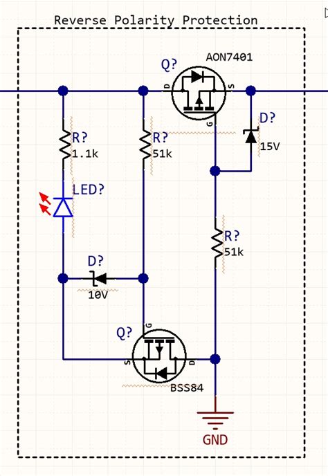 Any Suggestions For This Reverse Polarity Protectionindicator Circuit