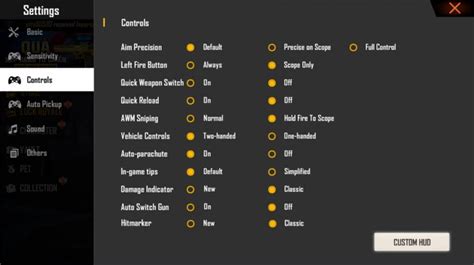 Free Fire Map Settings Pro Players Configurations For