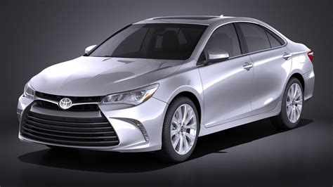 Toyota Camry Le 2017 3d Model Cgtrader