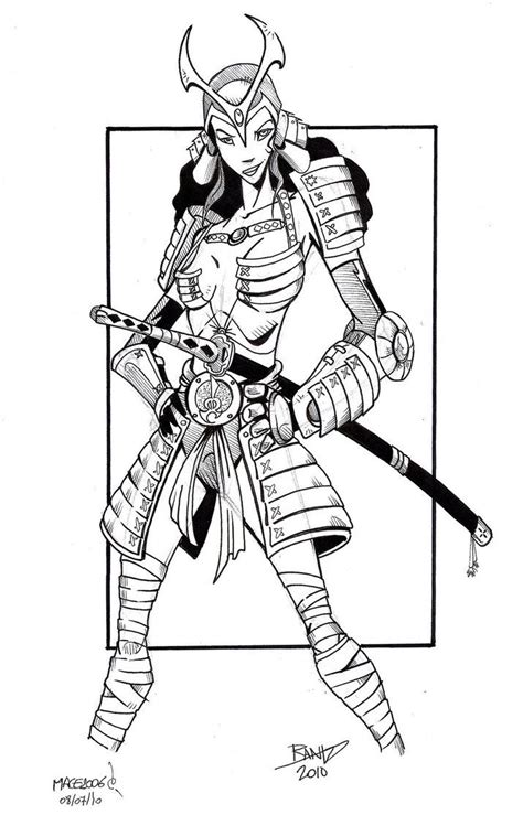 Anime Coloring Pages Samurai