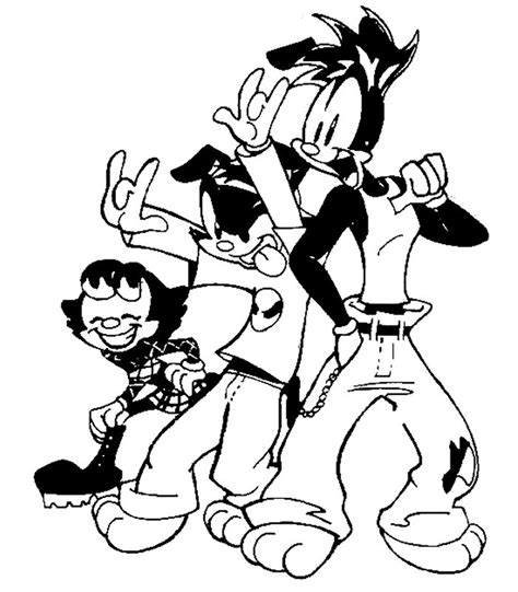Animaniacs Coloring Pages Best Coloring Pages For Kids