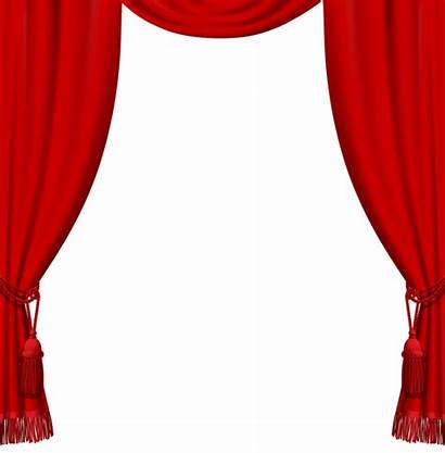 Theater Curtains Transparent Stage Clipart Curtain Cartoon