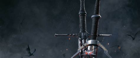 2560x1080 The Witcher 3 Wild Hunt Sword 10k Wallpaper2560x1080