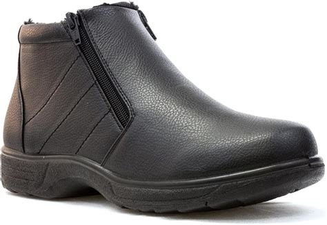 Hobos Mens Black Zip Up Ankle Boot Size 6 Uk Black Uk