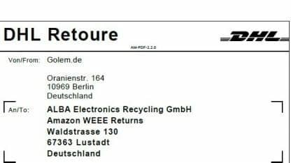 Get rate quotes, courier delivery services, create shipping labels, ship packages and track international shipments in mydhl+. Rücknahme von Altgeräten: Umwelthilfe wirft Amazon ...