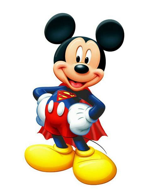Mickey Mouse And Superman My Two Favorites Mickey Mouse Mickey Mouse