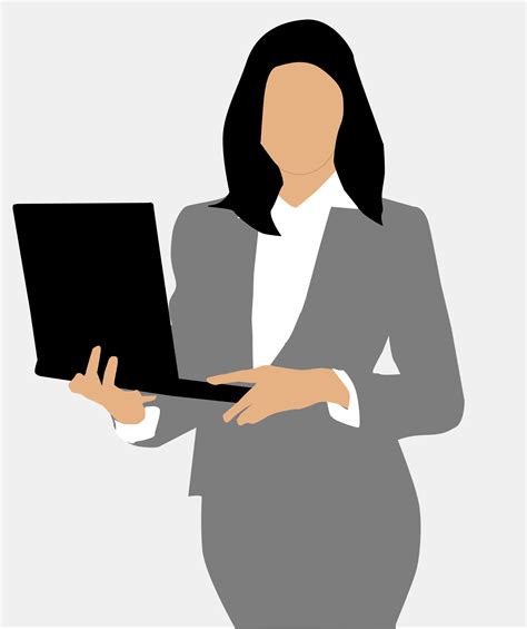 Clipart Woman Manager