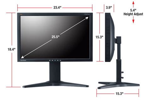 Viewsonic Vp2655wb Widescreen Professional Grade Lcd Ips Monitor Ips