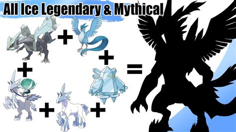 All Ice Legendary And Mythical Pokémon Fusion From Kanto To Galar Max