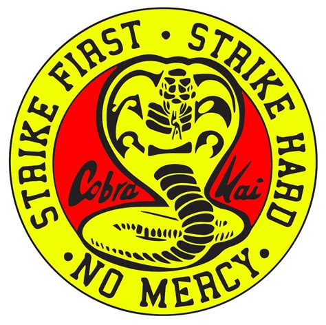 Cobra Kai Karate Kid Logo Badge Emblem Svg Cutting Files For Etsy