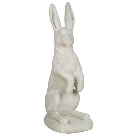 Large Jack Rabbit Statue In The Garden Statues Department At