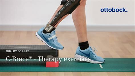 C Brace Leg Orthosis Therapy Exercises 1016 Training On The
