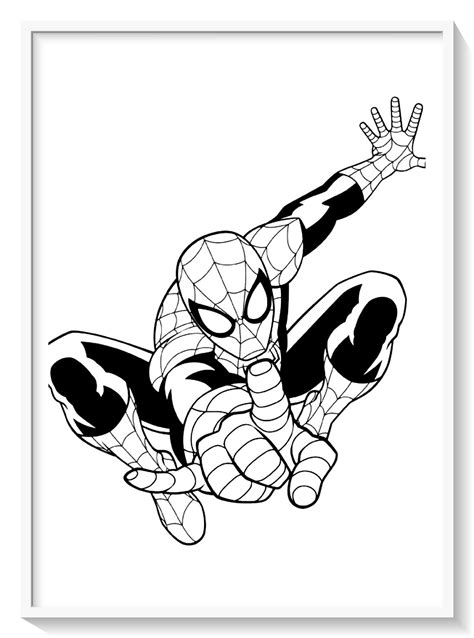 Dibujos Para Pintar Spiderman Dibujos Para Pintar Reverasite