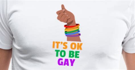 It S Ok To Be Gay Homosexuell Bisexuell Lgbt M Nner Premium T