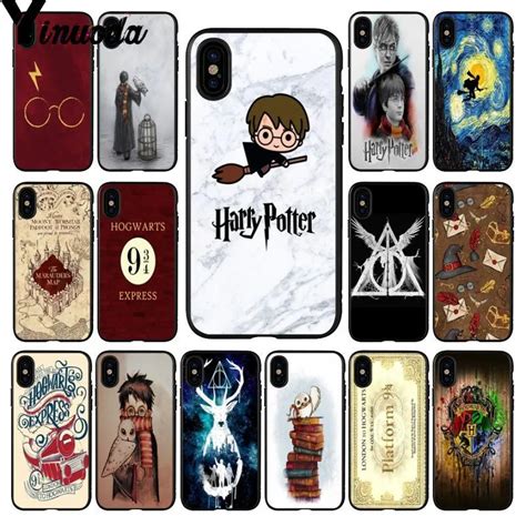 Yinuona Harry Potter Hogwarts Newly Arrived Black Cell Phone Case For