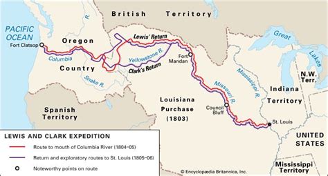 Lewis And Clark Expedition History Facts And Map