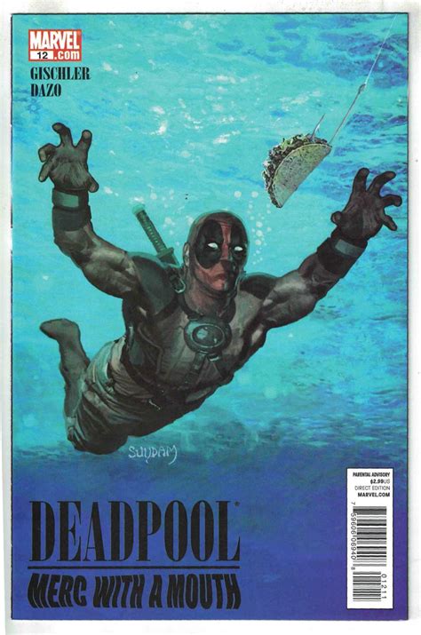 Deadpool Merc With A Mouth 12 Suydam Nirvana Nevermind Cover Marvel