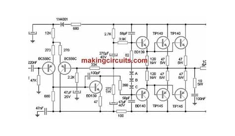 Simple 250 Watt Amplifier Circuit