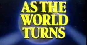 As the World Turns Full Cast and Crew Credits 1988