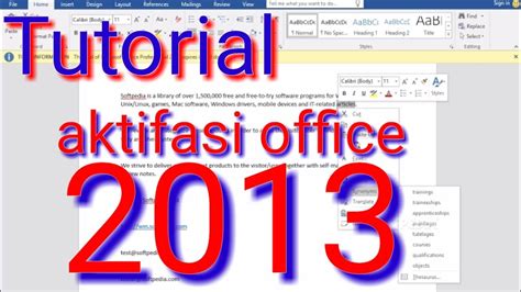 Pada posting kali ini saya akan membahas sebuah tutorial kepada anda semua yaitu tentang microsoft office 2013. Tutorial aktivasi office 2013 by KMS pico 10.1.8 - YouTube