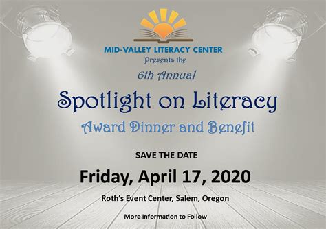 Spotlight On Literacy Mid Valley Literacy Center